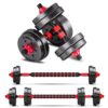 Mancuernas Kit Pesas Barras Ajustables 40KG 80LB