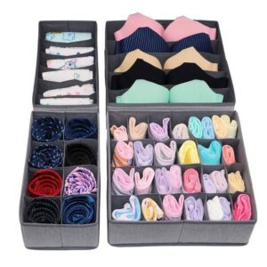 Organizador de ropa divisor cajones set x4
