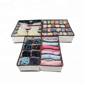 Organizador de ropa interior set x4
