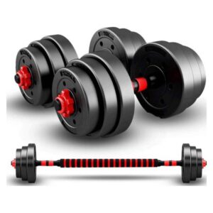 Mancuernas Kit Pesas Barras Ajustables 20KG 40LB