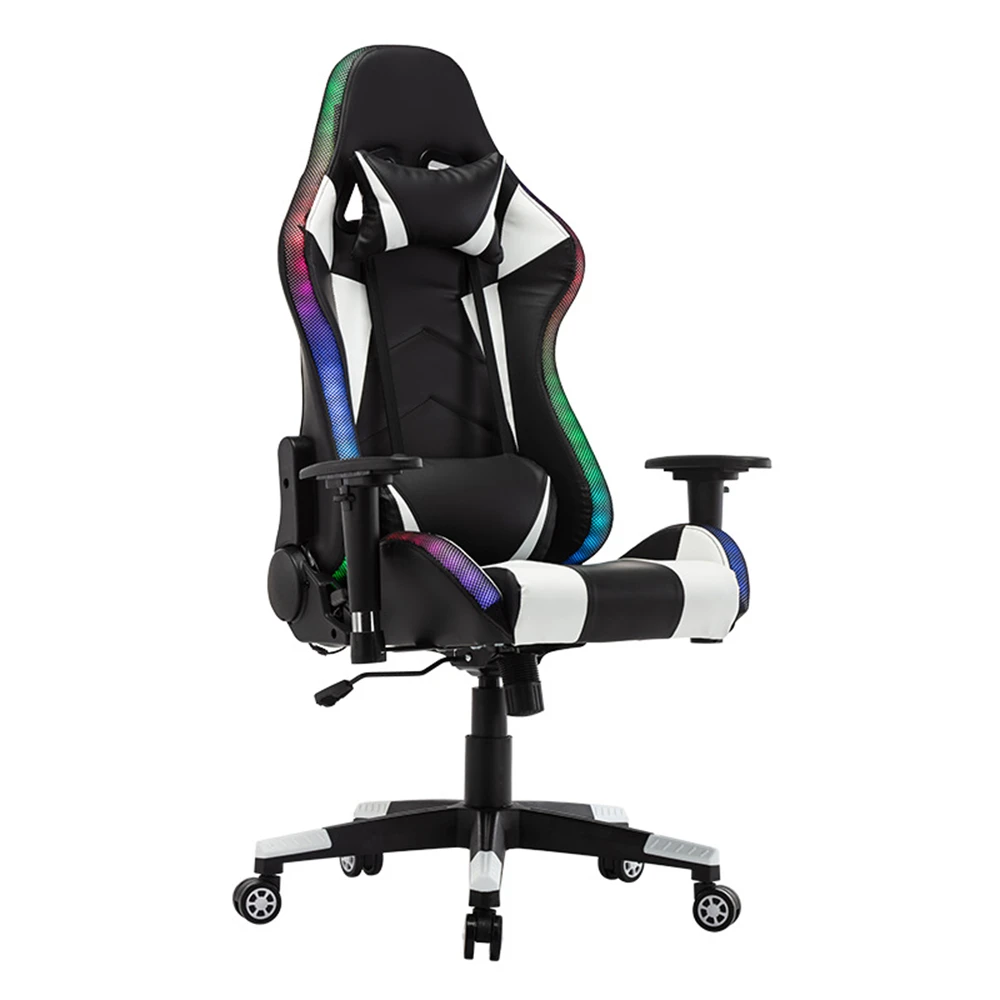 Silla Gamer Ergonomica Con Rgb Luces LED 1 Silla Gamer Ergonomica Con Rgb Luces LED