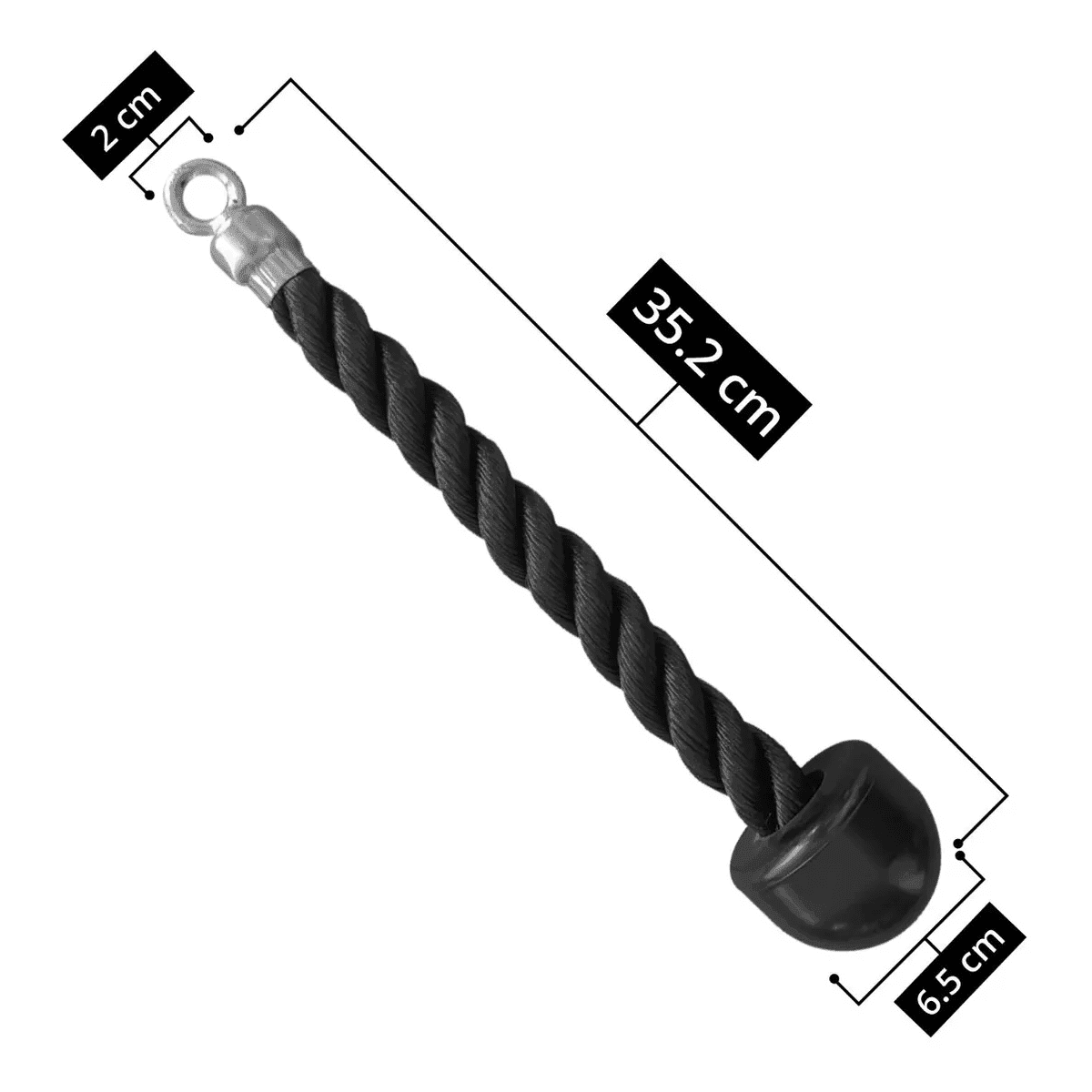 Adaptacion o Agarre Polea lazo sencillo triceps 3 Adaptacion o Agarre Polea lazo sencillo triceps - Imagen 3