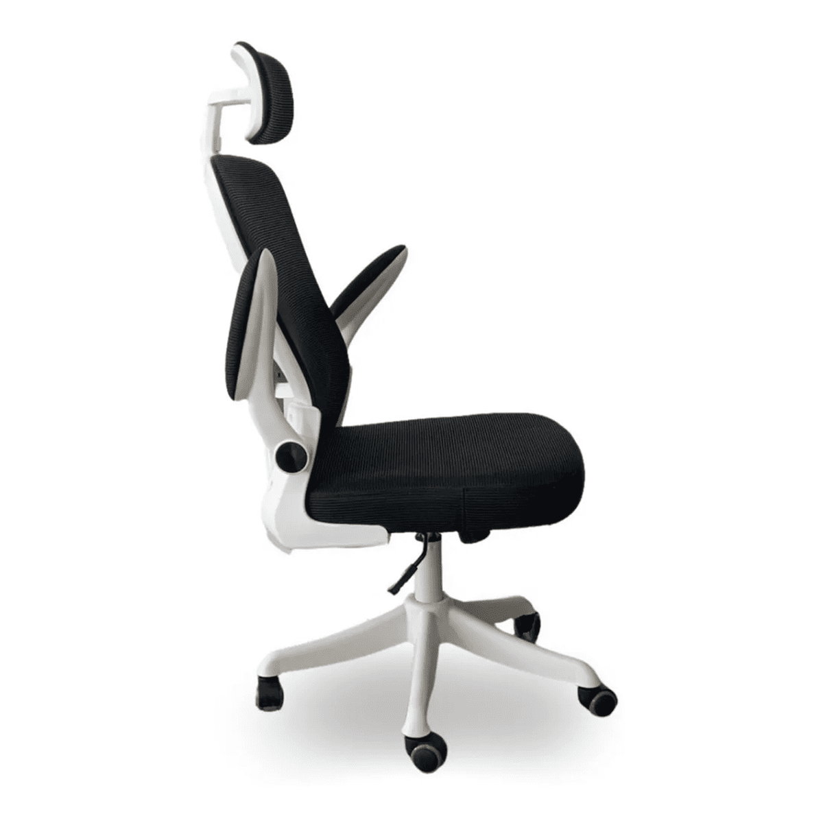 Silla De Escritorio Ejecutiva Con Brazos En Tela Color Blanca Con Negro 11 Silla De Escritorio Ejecutiva Con Brazos En Tela Color Blanca Con Negro - Imagen 11