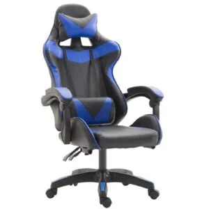 Silla Gamer Gold Negro Con Azul