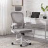 Silla de escritorio ejecutiva con brazos en tela